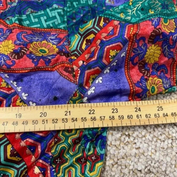 Vintage Lavon 90's Windbreaker Jacket Size Large Multi Color Golden Girls - Picture 4 of 11